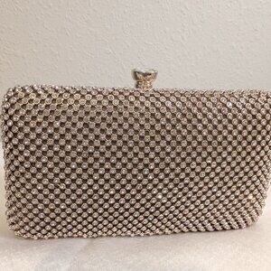 NWT Rose gold clutch/handbag